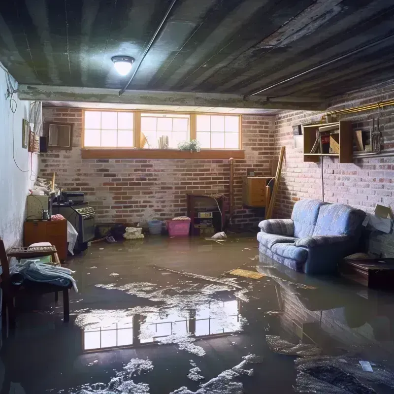 Flooded Basement Cleanup in Middletown, RI